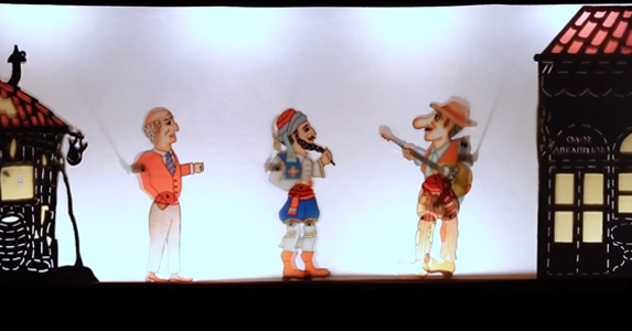 Ο Καραγκιόζης μπουζουκτσής