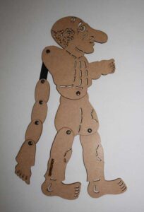 Φιγούρα Καραγκιόζη από MDF