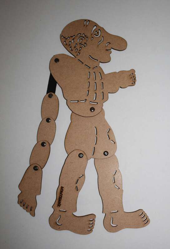 Φιγούρα Καραγκιόζη από MDF