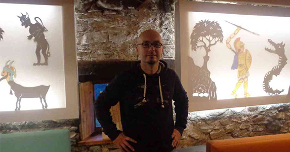 Έκθεση καραγκιόζη στη Βαμβακού