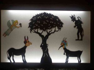 Έκθεση καραγκιόζη στη Βαμβακού