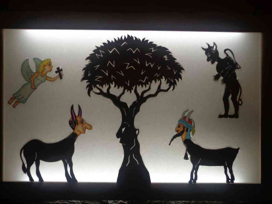 Έκθεση καραγκιόζη στη Βαμβακού