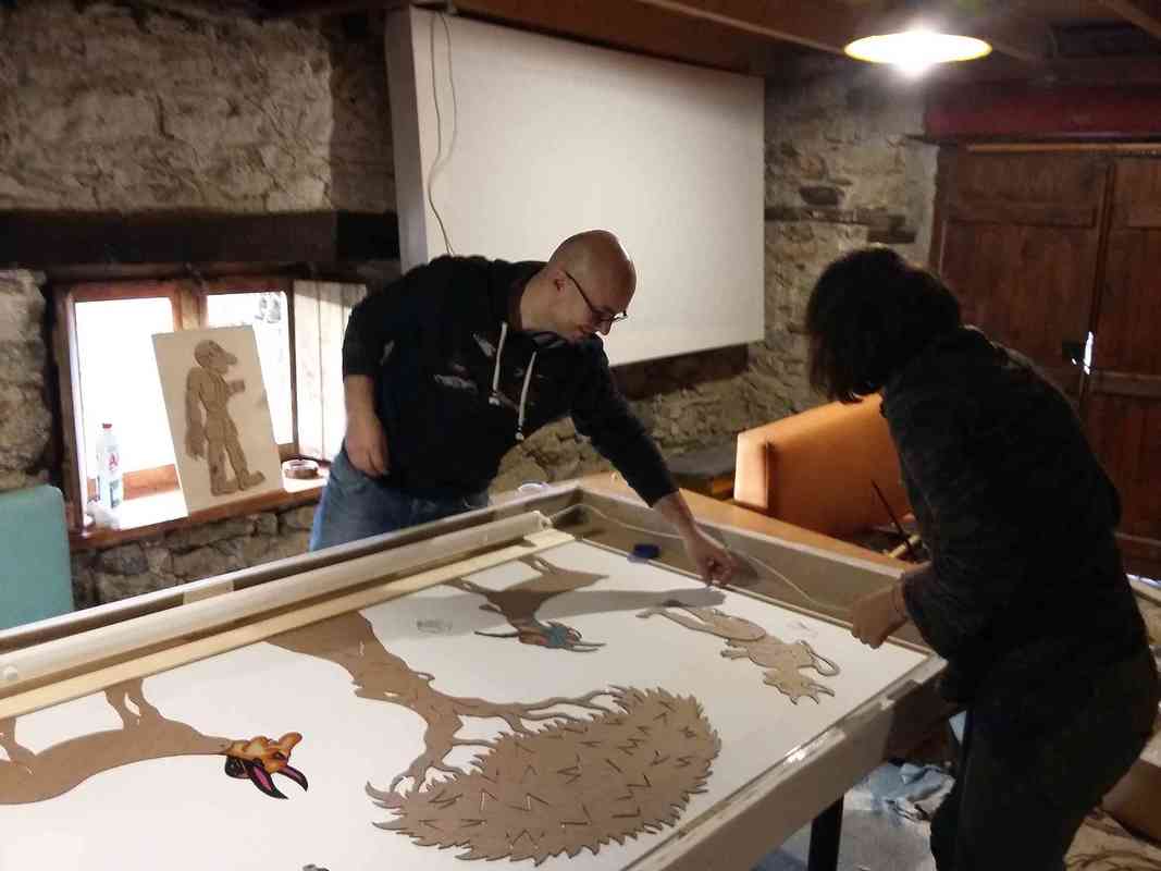 Έκθεση καραγκιόζη στη Βαμβακού